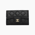 Quilted Caviar Wallet